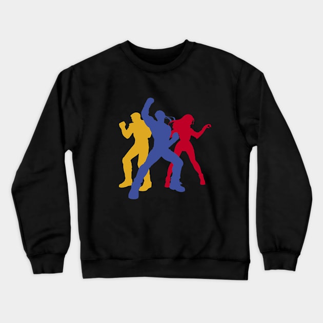 Retro Rage Crewneck Sweatshirt by retrogameraddict